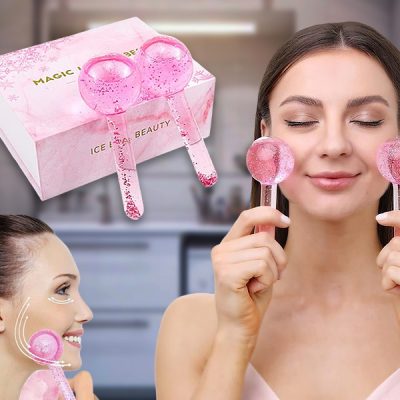Ledové kuličky na masáž obličeje (2 ks) | GLACIE