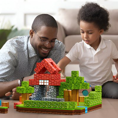 Magnetické minikostky (48 ks) | MAGCRAFTI