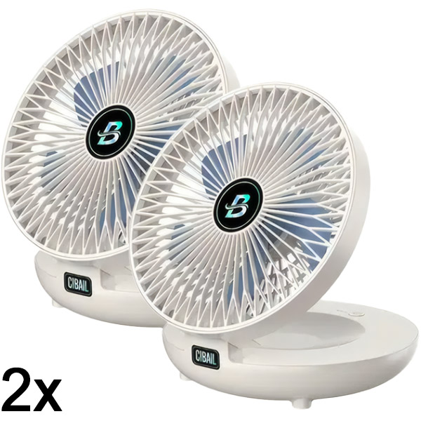 2x Přenosný mini ventilátor | AIRCOLIO