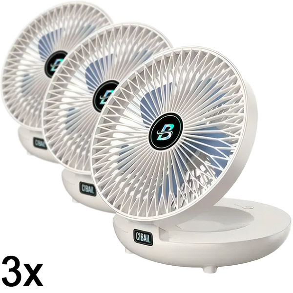 3x Přenosný mini ventilátor | AIRCOLIO