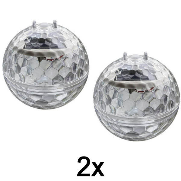 2x Solární Disco Koule DISCOGLO – Elegantní a Zábavné Osvětlení pro Každý Prostor! | DISCOGLO