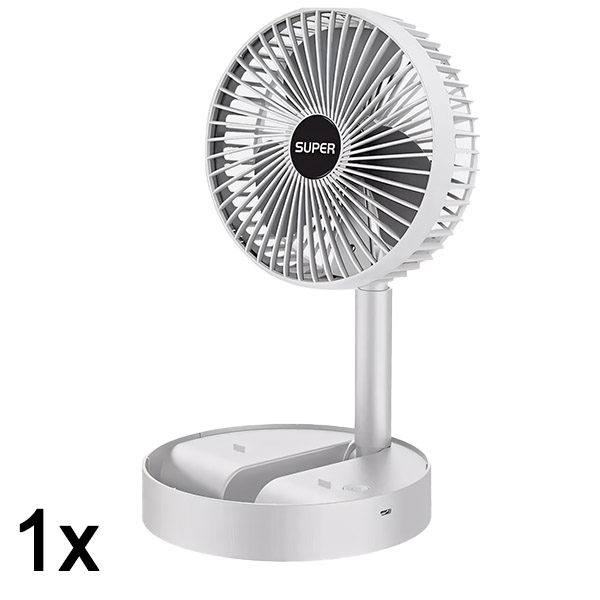 1x Stolní elektrický ventilátor USB | FOLDICOOL