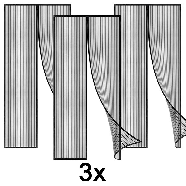 3x Magnetická moskytiéra na dveře | INSECTPROTECT