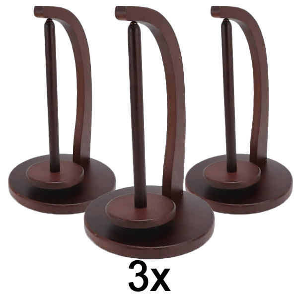 3x Dřevěný magnetický držák příze | KNITKARCA