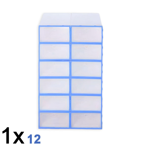 1x Plastový box na boty (12 kusů) | SHOEZY