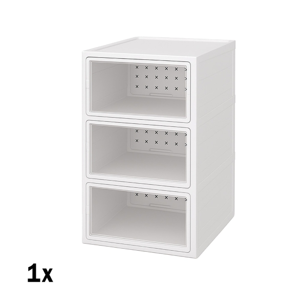 1x Skládací botník s průhlednými dvířky | SHOZBOX