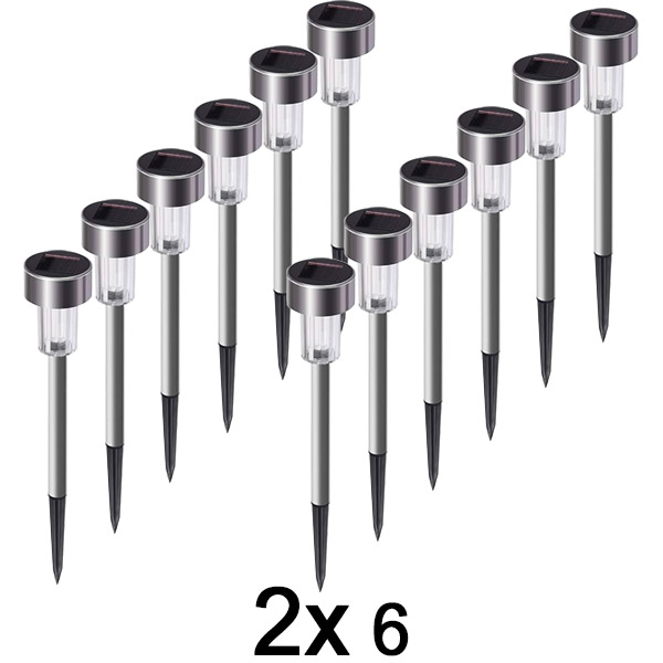 2x Sada 6 solárních světel | SOLSTRE