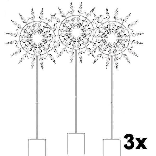 3x Zahradní kouzelný kinetický větrný mlýn | WINDARA