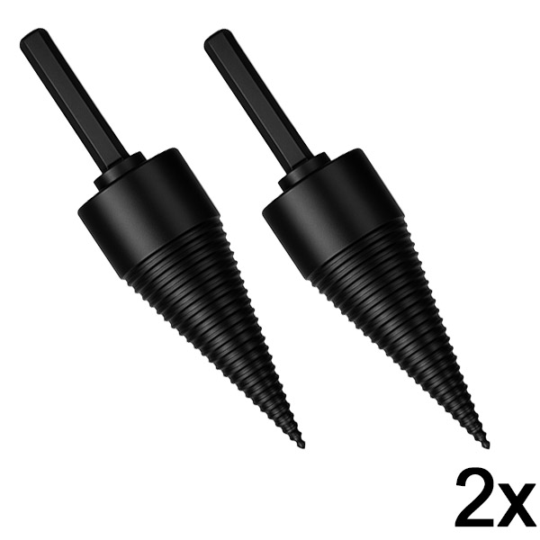 2x Vrták na štípání dřeva | WOODCRACKER