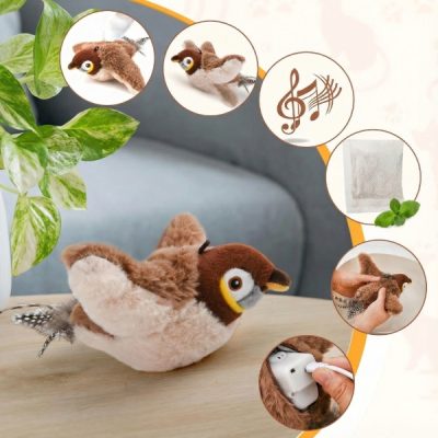 Interaktivní mávací ptačí hračka | CHIRRCAT