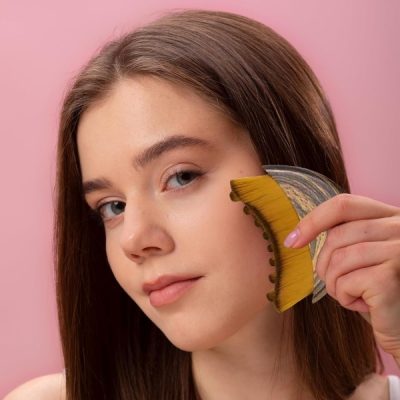 Kartáč na lymfatickou masáž obličeje | DRENAGLO